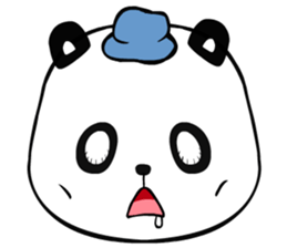 Packa Panda face sticker #12412394