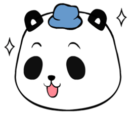 Packa Panda face sticker #12412395