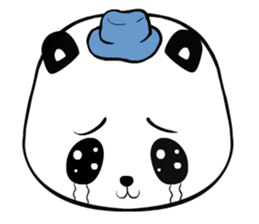 Packa Panda face sticker #12412396