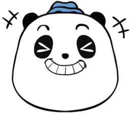 Packa Panda face sticker #12412397