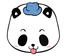 Packa Panda face sticker #12412400