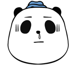 Packa Panda face sticker #12412401
