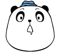Packa Panda face sticker #12412405