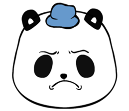 Packa Panda face sticker #12412406
