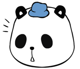 Packa Panda face sticker #12412407