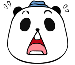 Packa Panda face sticker #12412409