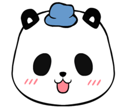 Packa Panda face sticker #12412410