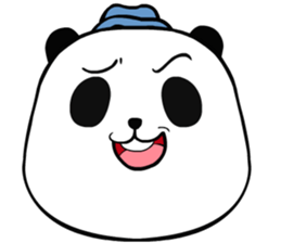 Packa Panda face sticker #12412413