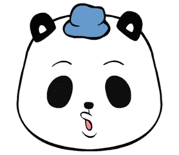 Packa Panda face sticker #12412418