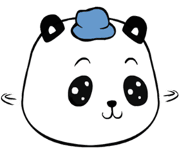 Packa Panda face sticker #12412419