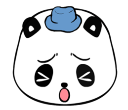Packa Panda face sticker #12412420