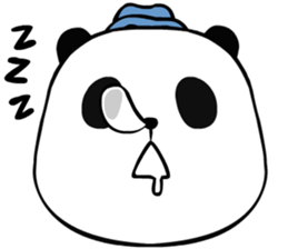 Packa Panda face sticker #12412421