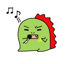 Dinosaur ! Dyna-kun sticker #12412850