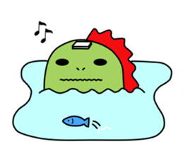 Dinosaur ! Dyna-kun sticker #12412852