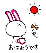 Kamaboko rabbit sticker #12413270