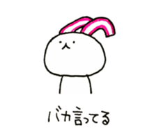 Kamaboko rabbit sticker #12413287