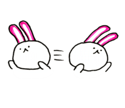 Kamaboko rabbit sticker #12413300