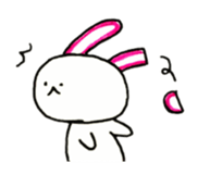 Kamaboko rabbit sticker #12413301