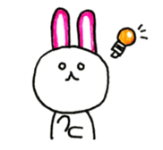 Kamaboko rabbit sticker #12413302