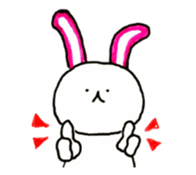 Kamaboko rabbit sticker #12413303