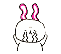 Kamaboko rabbit sticker #12413306