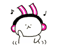 Kamaboko rabbit sticker #12413307