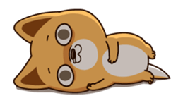 Little Naughty Dog"2" sticker #12413567