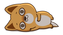 Little Naughty Dog"2" sticker #12413567