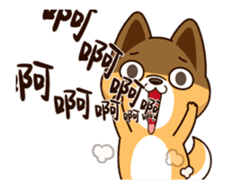 Little Naughty Dog"2" sticker #12413571