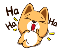 Little Naughty Dog"2" sticker #12413587