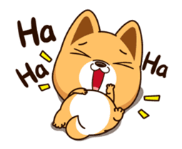 Little Naughty Dog"2" sticker #12413587