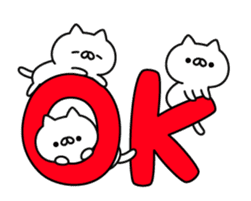 a lot of cute cat animation sticker #12413718