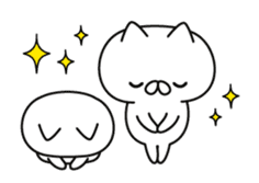a lot of cute cat animation sticker #12413725