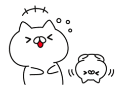 a lot of cute cat animation sticker #12413730
