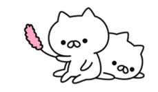 a lot of cute cat animation sticker #12413735