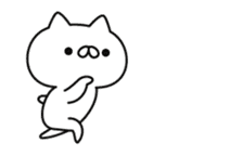 a lot of cute cat animation sticker #12413737