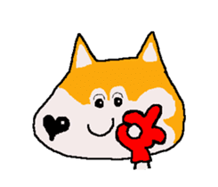 Shiba inu MOMO chan the third as well 22 sticker #12414238