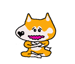 Shiba inu MOMO chan the third as well 22 sticker #12414243