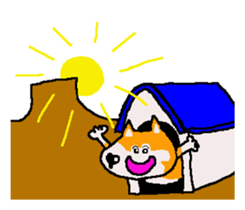 Shiba inu MOMO chan the third as well 22 sticker #12414244