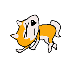 Shiba inu MOMO chan the third as well 22 sticker #12414246