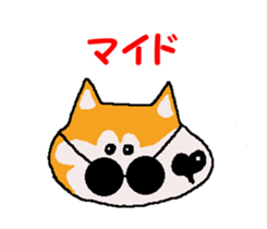 Shiba inu MOMO chan the third as well 22 sticker #12414259