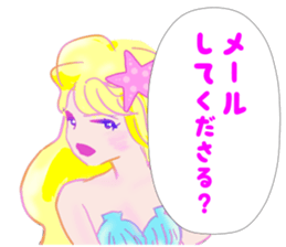 Beautiful and elegant mermaid Princess 6 sticker #12414951