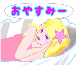 Beautiful and elegant mermaid Princess 6 sticker #12414958