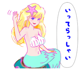 Beautiful and elegant mermaid Princess 6 sticker #12414962