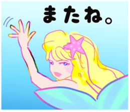 Beautiful and elegant mermaid Princess 6 sticker #12414977