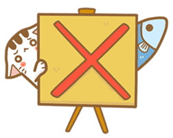 Cat Corgi Cucumber (Thai) sticker #12414993