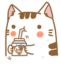 Cat Corgi Cucumber (Thai) sticker #12415006