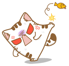 Cat Corgi Cucumber (Thai) sticker #12415010
