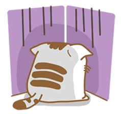 Cat Corgi Cucumber (Thai) sticker #12415015