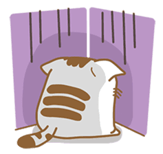 Cat Corgi Cucumber (Thai) sticker #12415015